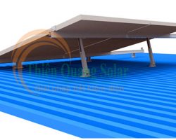 Khung lắp pin mặt trời trên mái nhà